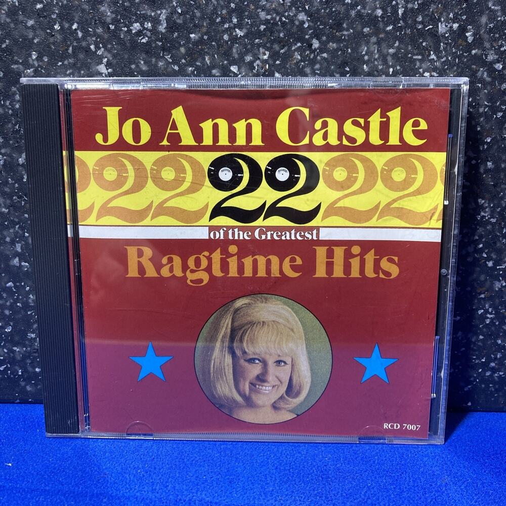 22 of the Greatest Ragtime Hits-1 by Jo Anne Castle (CD, 1992)